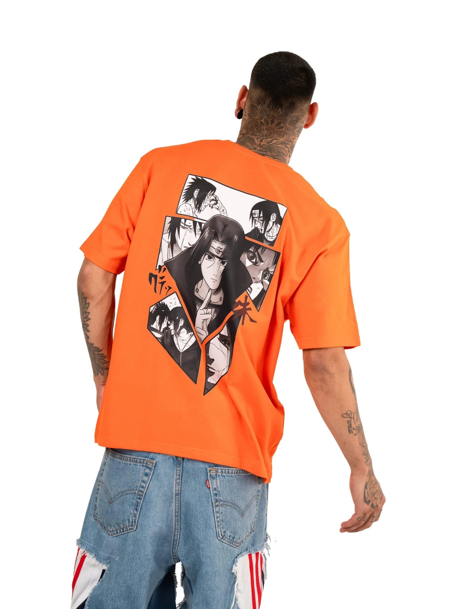 Naruto & Sasuke Oversize Tee - Rhinocult – Rhino Cult
