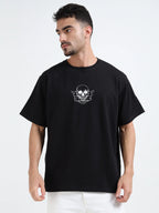 Black Sinister Symphony Oversize T-shirt