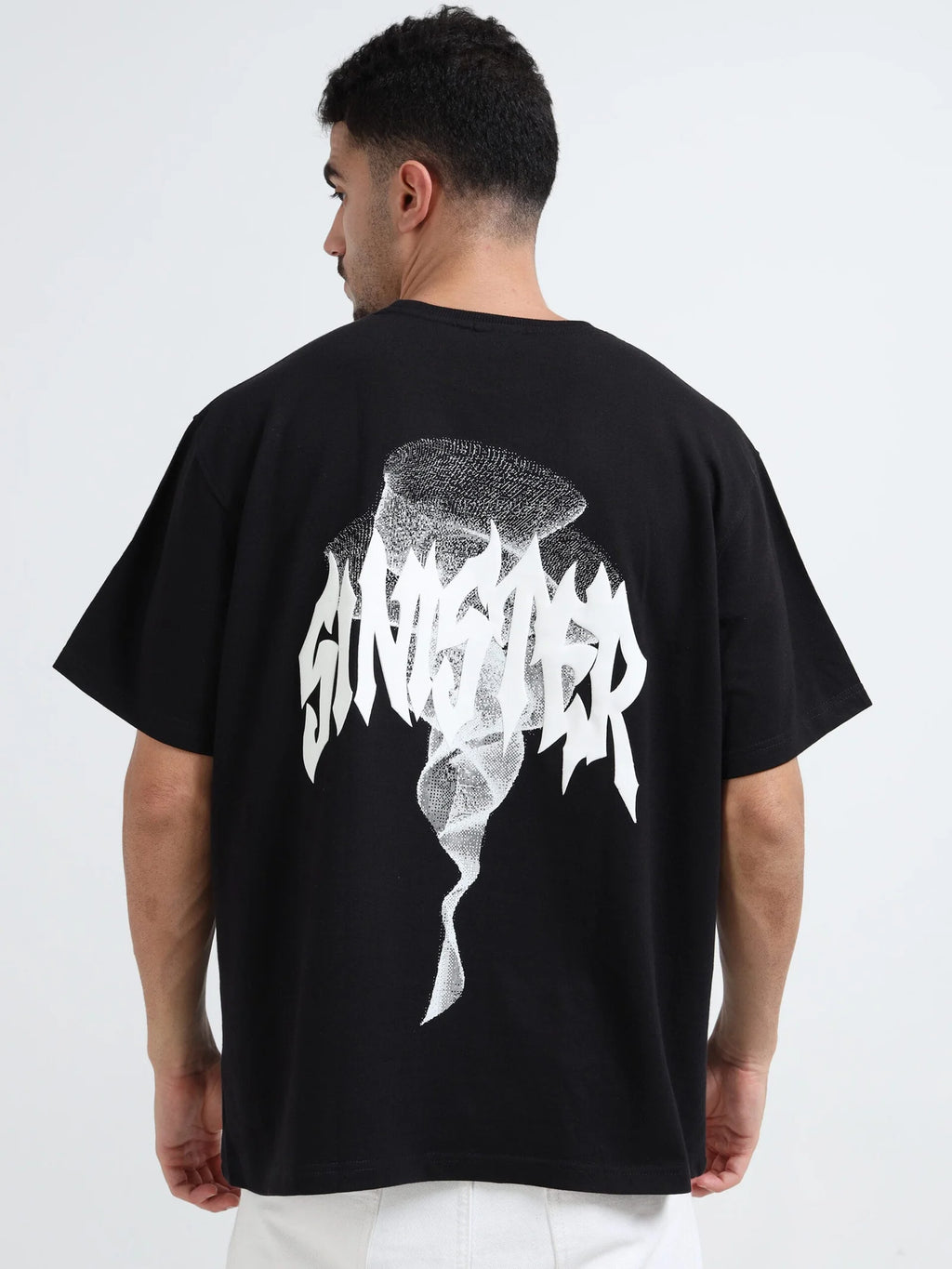 Black Sinister Symphony Oversize T-shirt