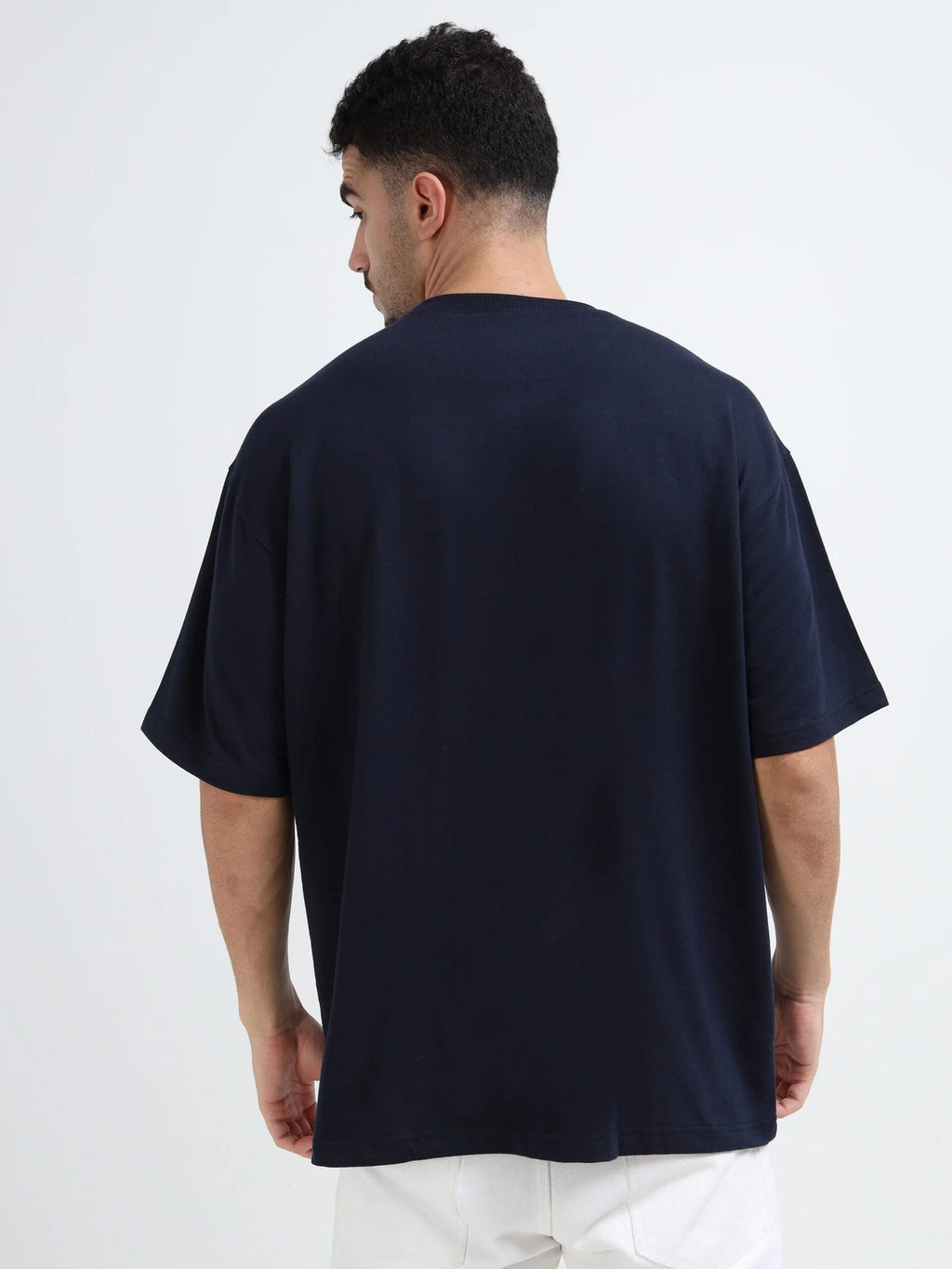 Rhino Cult Essential Navy Blue Oversize Tee