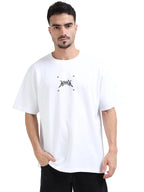 The White Cyberpunk Edge Oversize T-shirt