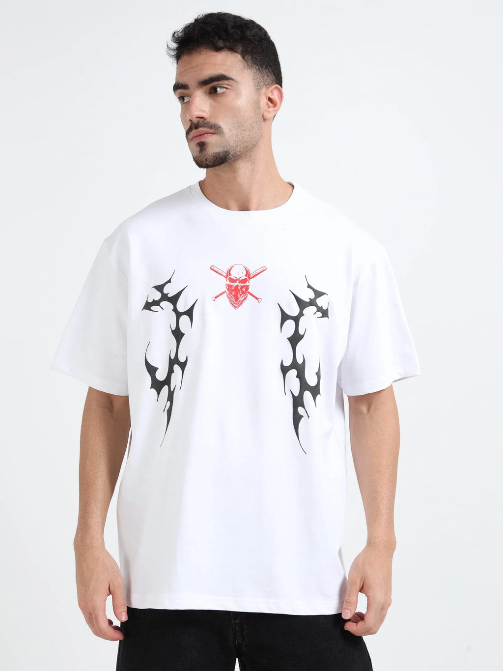 White Neon Navigator Oversize T-shirt