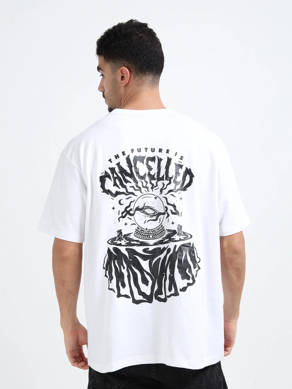 White Neon Navigator Oversize T-shirt
