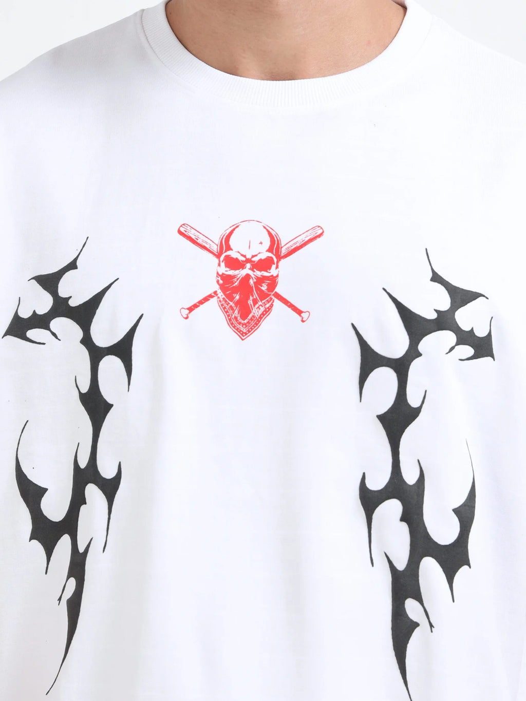 White Neon Navigator Oversize T-shirt