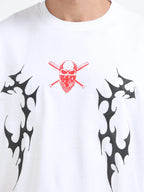 White Neon Navigator Oversize T-shirt