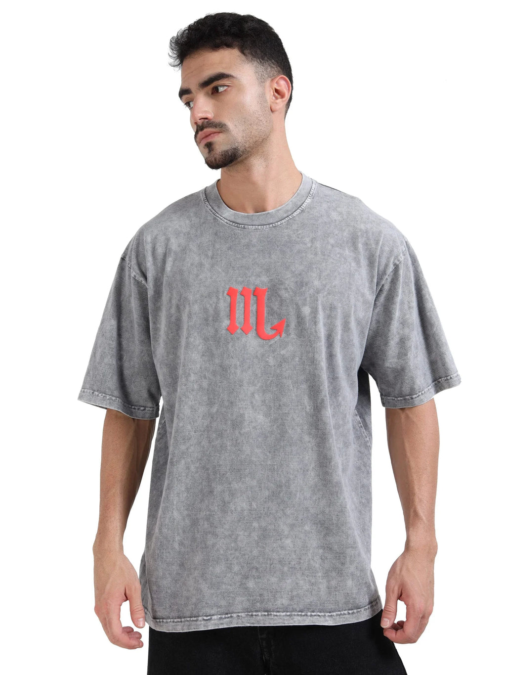 Acid Wash Crab Voyager Oversize T-shirt