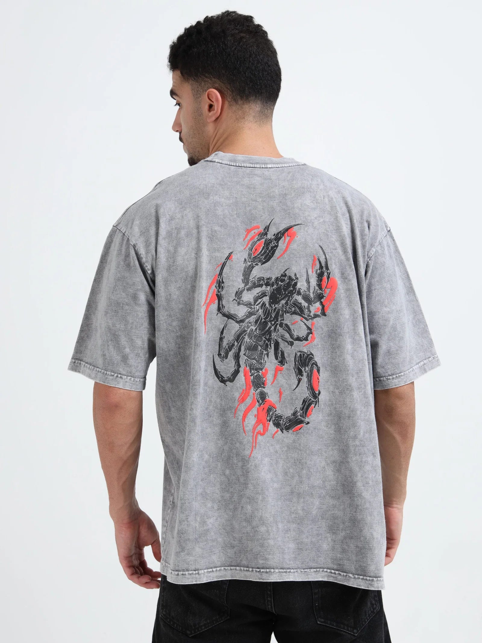 Acid Wash Crab Voyager Oversize T-shirt