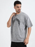 Acid Wash Heartthrob Icicle Oversized T-Shirt