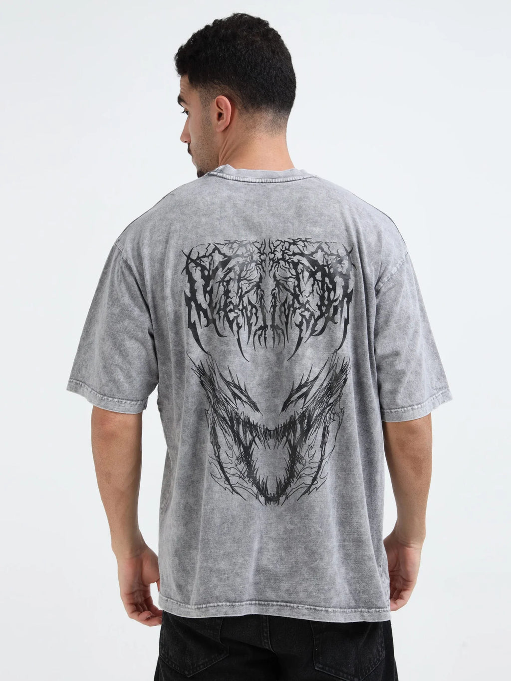 Acid Wash Heartthrob Icicle Oversized T-Shirt