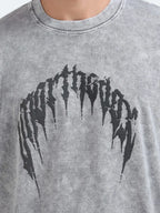 Acid Wash Heartthrob Icicle Oversized T-Shirt