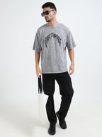 Acid Wash Heartthrob Icicle Oversized T-Shirt