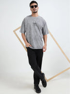 Acid Wash Sinister Symphony Oversize T-shirt