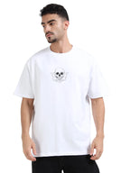 White Sinister Symphony Oversize T-shirt