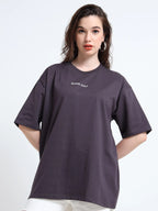 Rhino Cult Essential Dark Plum Oversize Tee