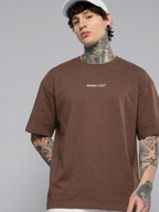 Rhino Cult Essential Coffee Oversize Tee