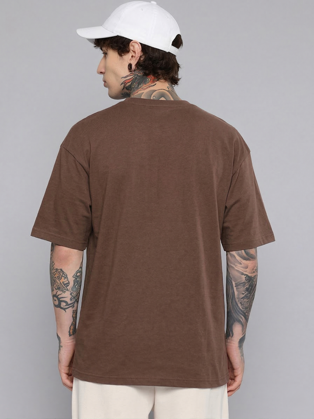 Rhino Cult Essential Coffee Oversize Tee