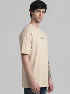 Rhino Cult Essential Biege Oversize Tee
