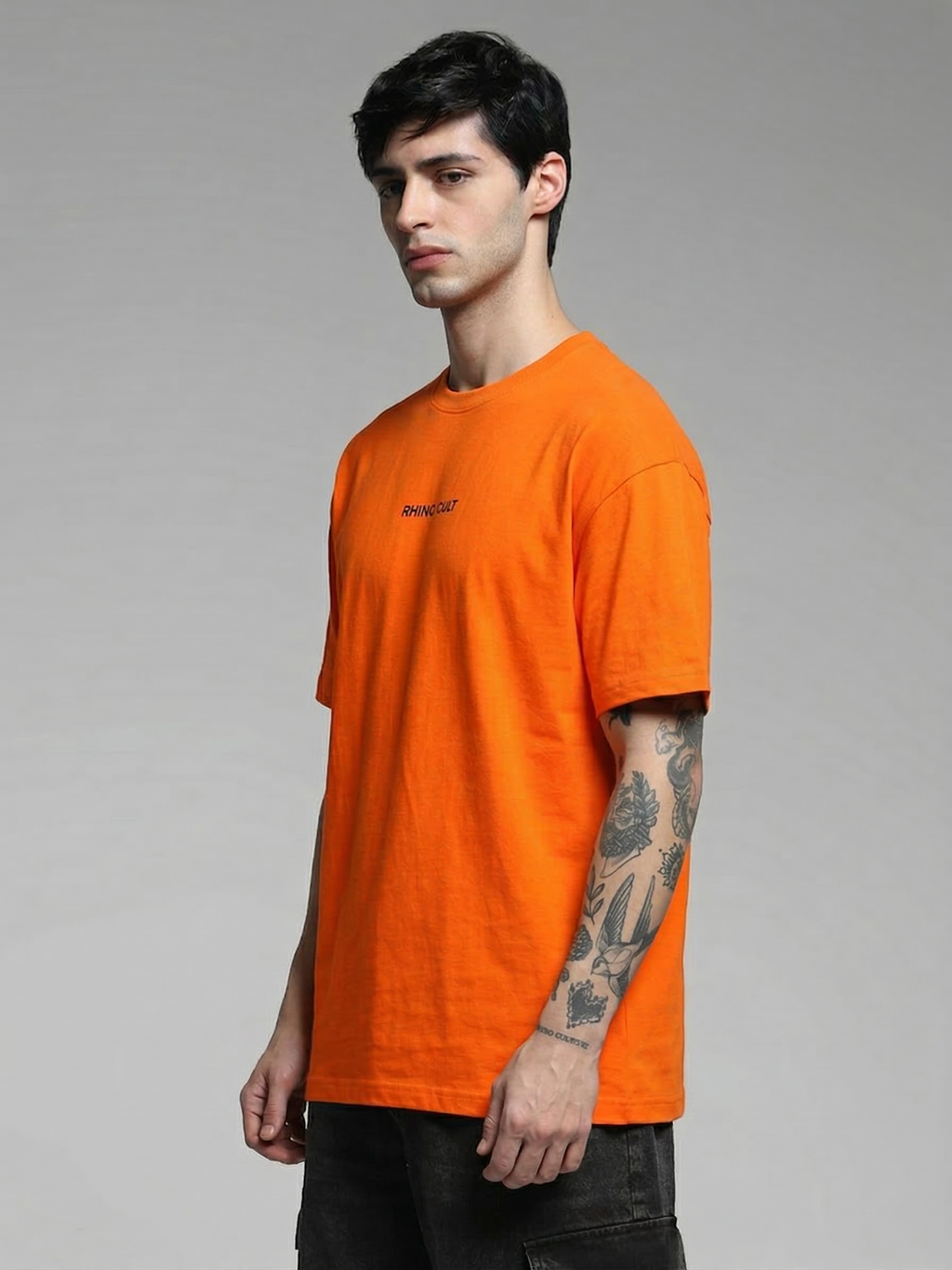 Rhino Cult Essential Orange Oversize Tee
