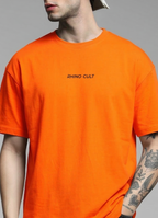 Rhino Cult Essential Orange Oversize Tee