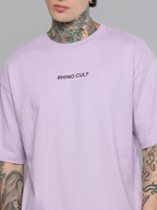 Rhino Cult Essential Lavender Oversize Tee