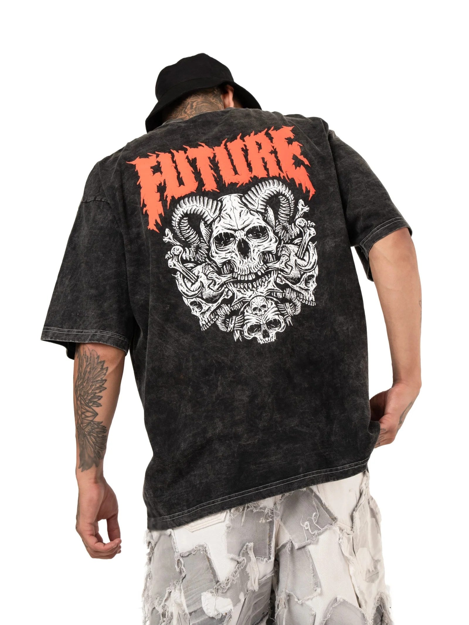 Acid Wash Anarchy Tee %%page%% - %%sitename%% – Rhino Cult