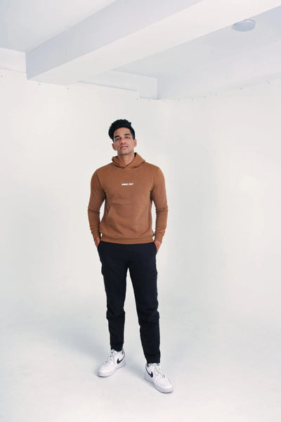 Rhino Cult Essential Brown Hoodie