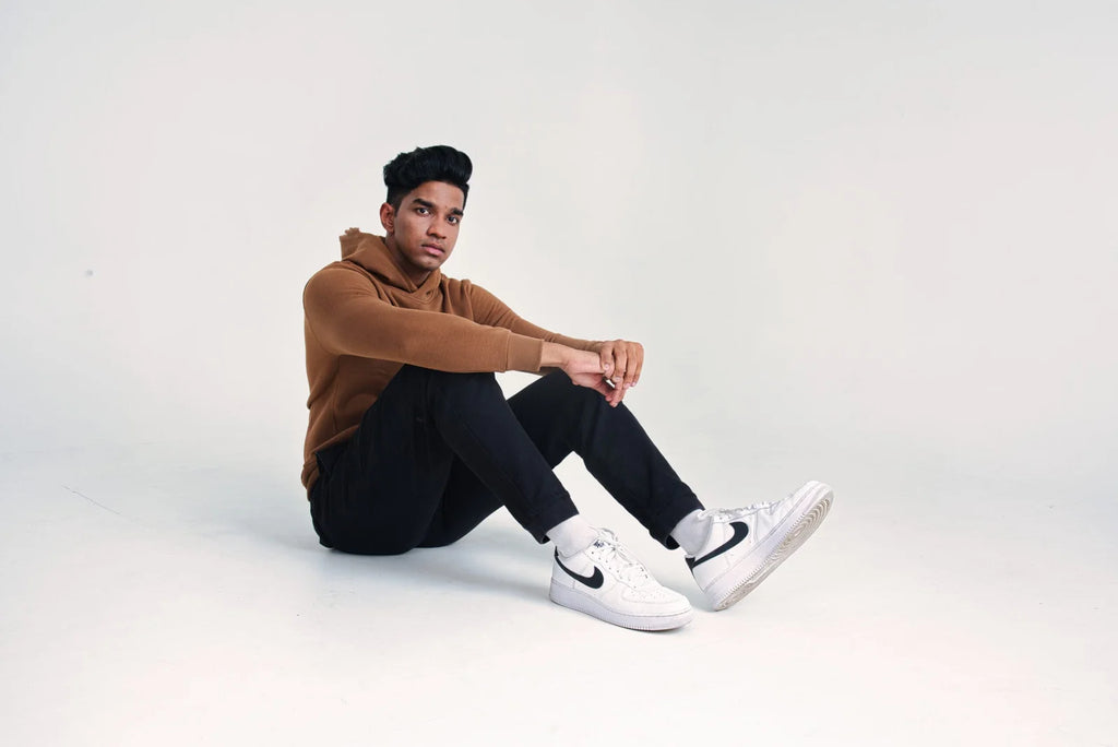 Rhino Cult Essential Brown Hoodie