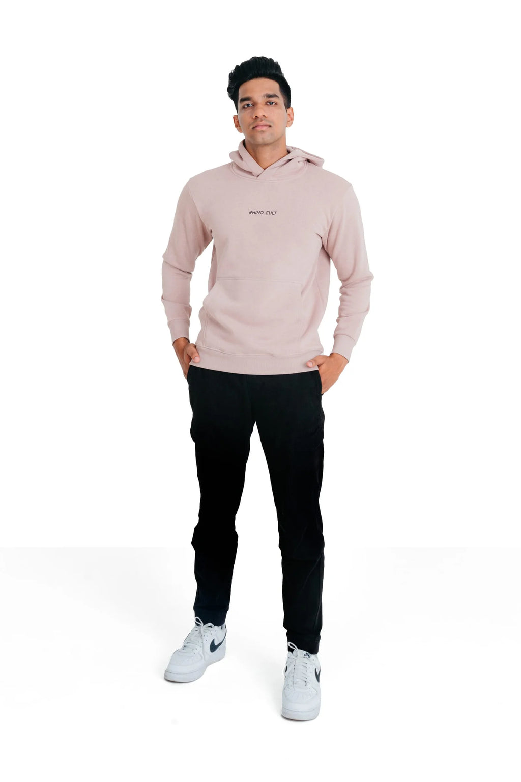 Rhino Cult Essential Light Brown Hoodie