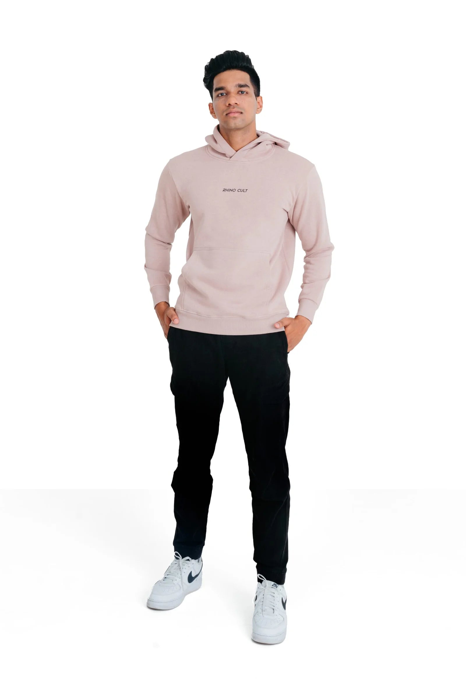 Rhino Cult Essential Light Brown Hoodie