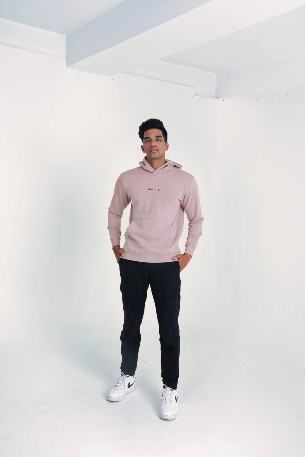 Rhino Cult Essential Light Brown Hoodie