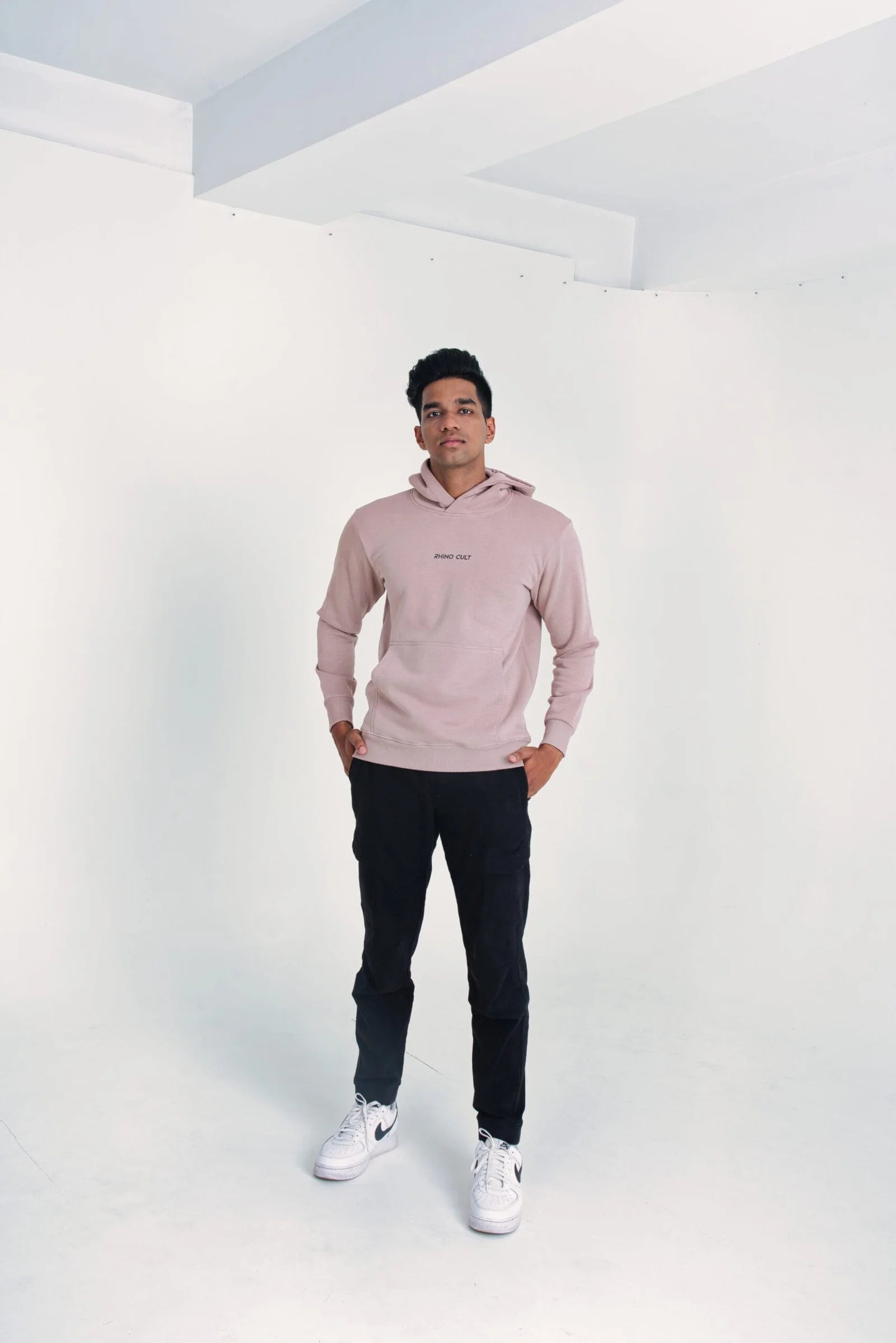 Rhino Cult Essential Light Brown Hoodie