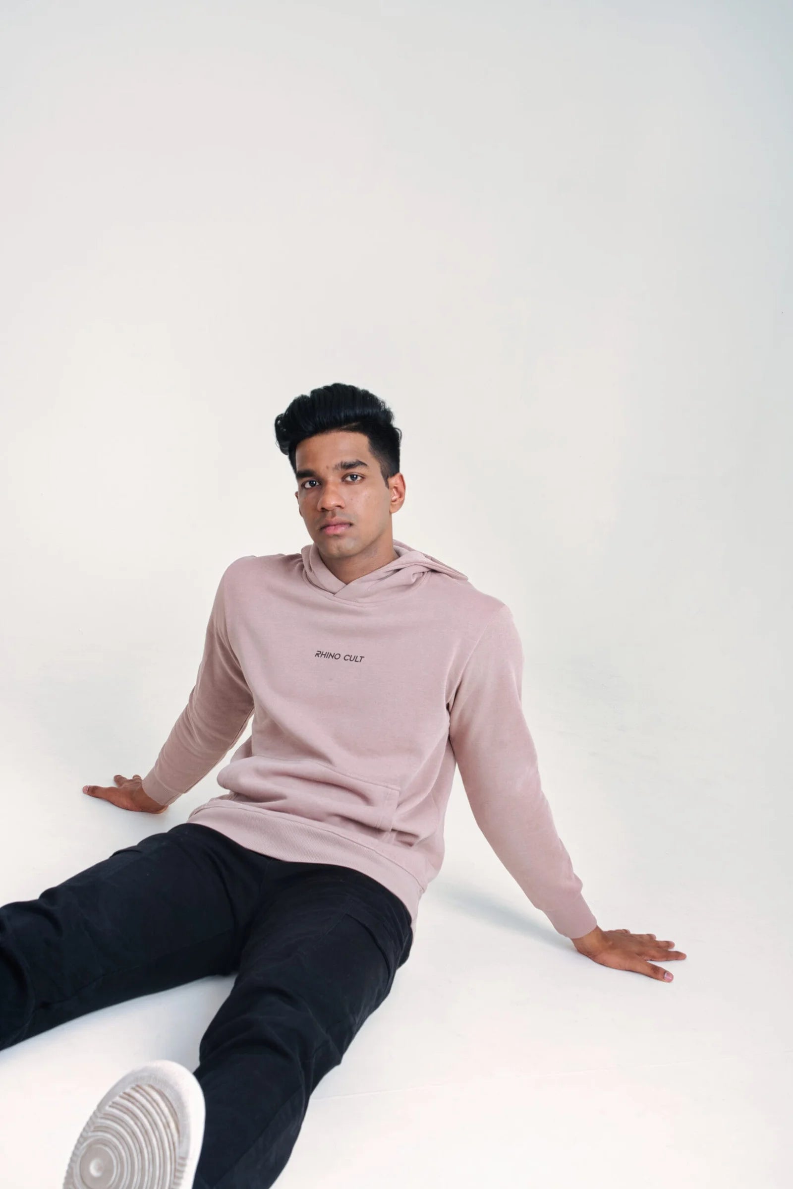 Rhino Cult Essential Light Brown Hoodie