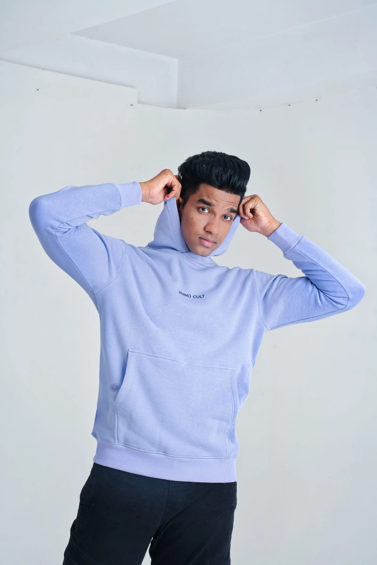 Rhino Cult Essential Lavender Hoodie