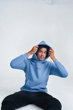 Rhino Cult Essential Blue Hoodie