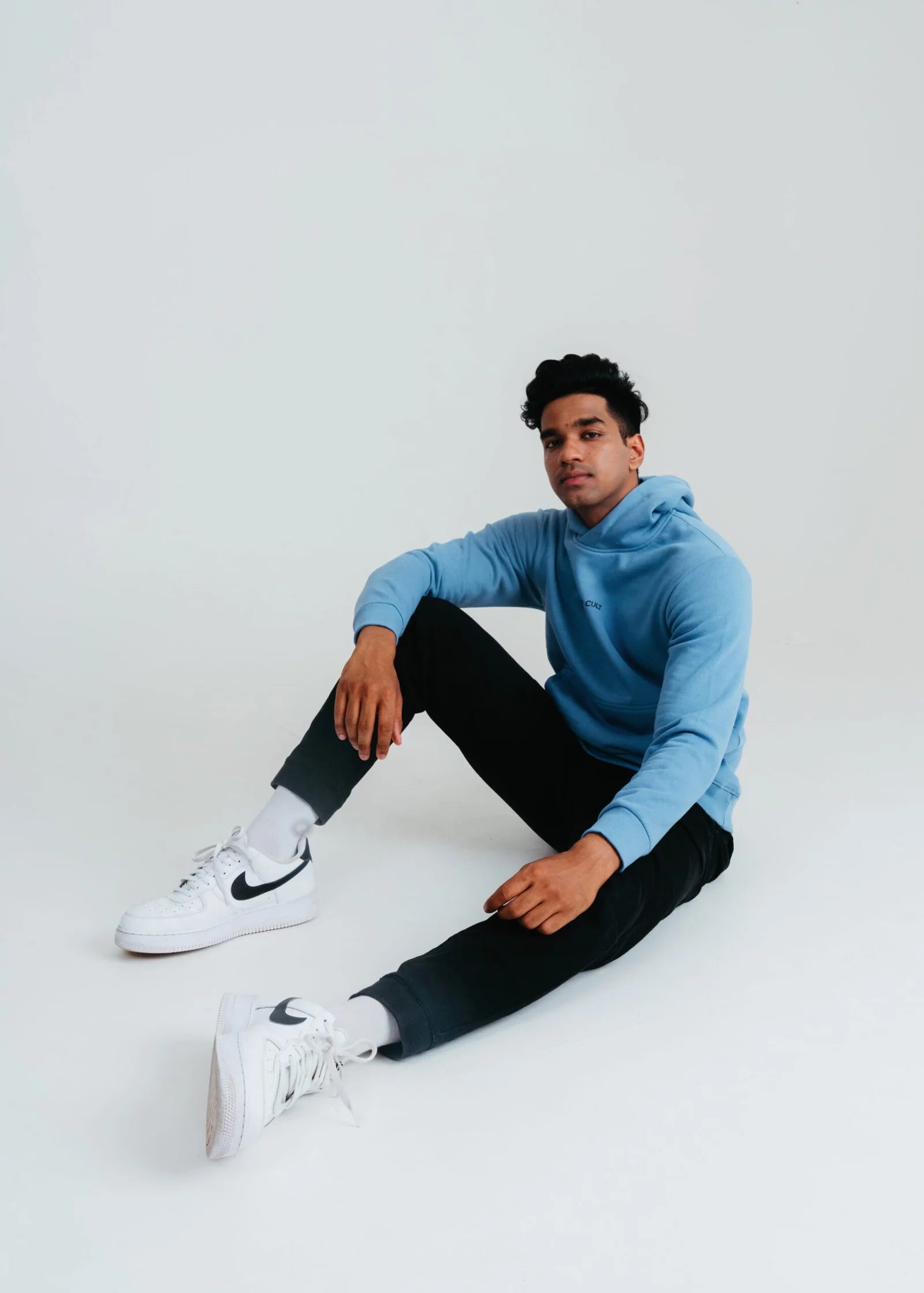 Rhino Cult Essential Blue Hoodie