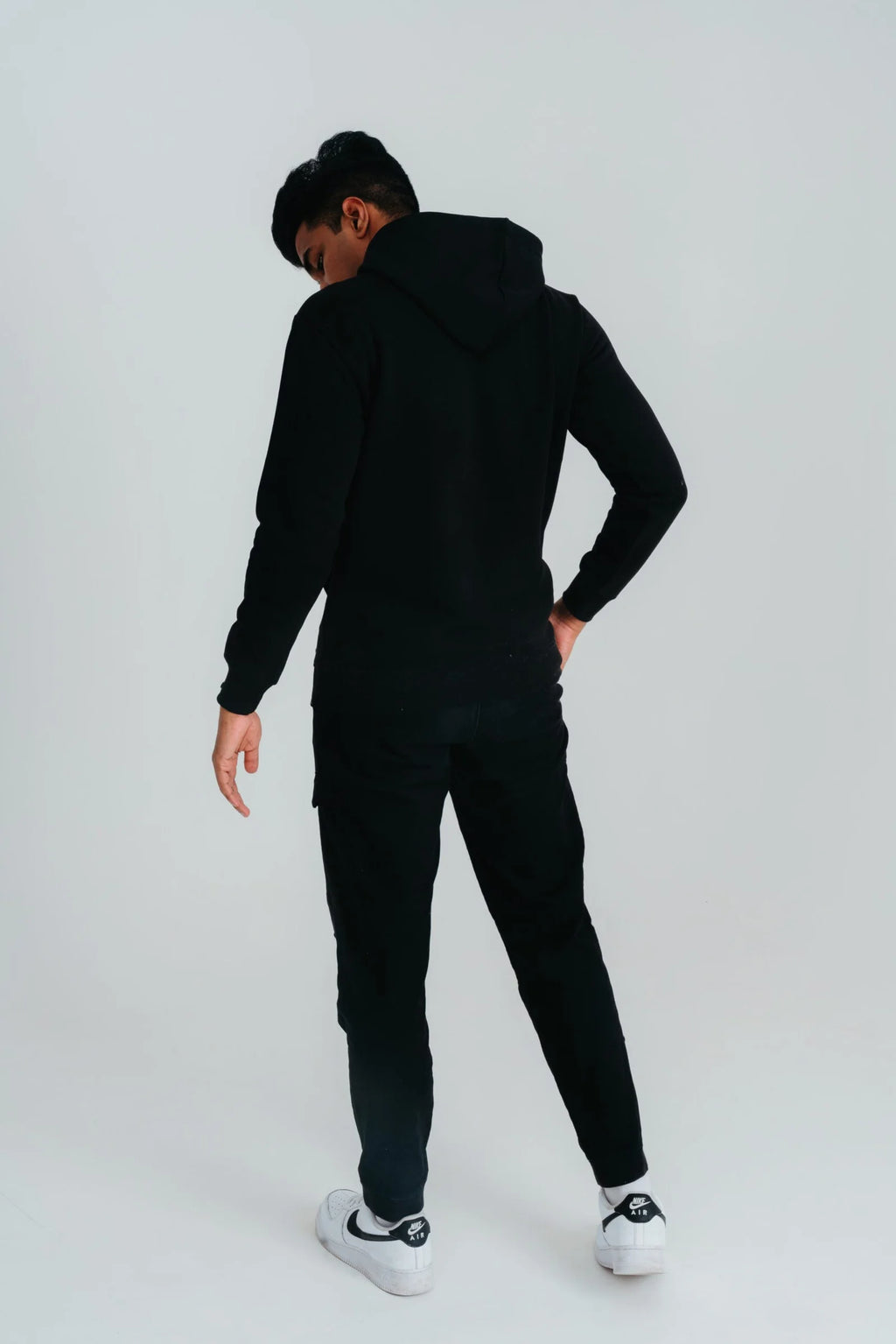 Rhino Cult Essential Black Hoodie