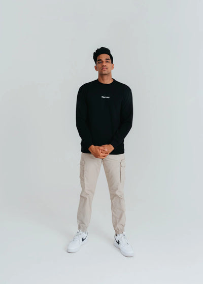 Rhino Cult Essential Black Sweatshirt