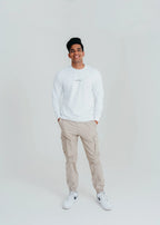 Rhino Cult Essential White Sweatshirt