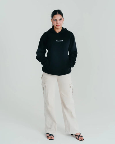 Rhino Cult Essential Black Hoodie