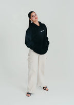 Rhino Cult Essential Black Hoodie