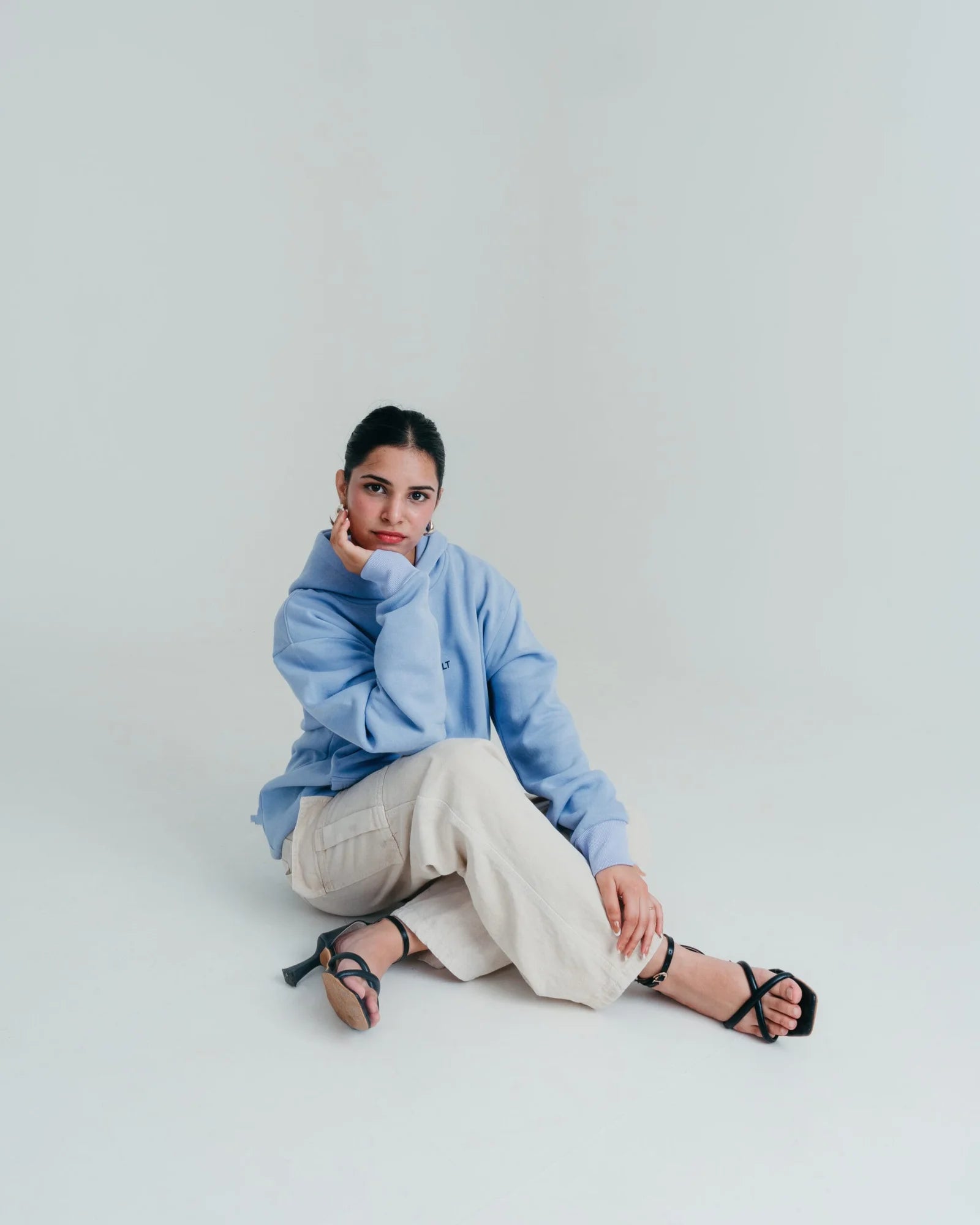 Rhino Cult Essential Blue Hoodie