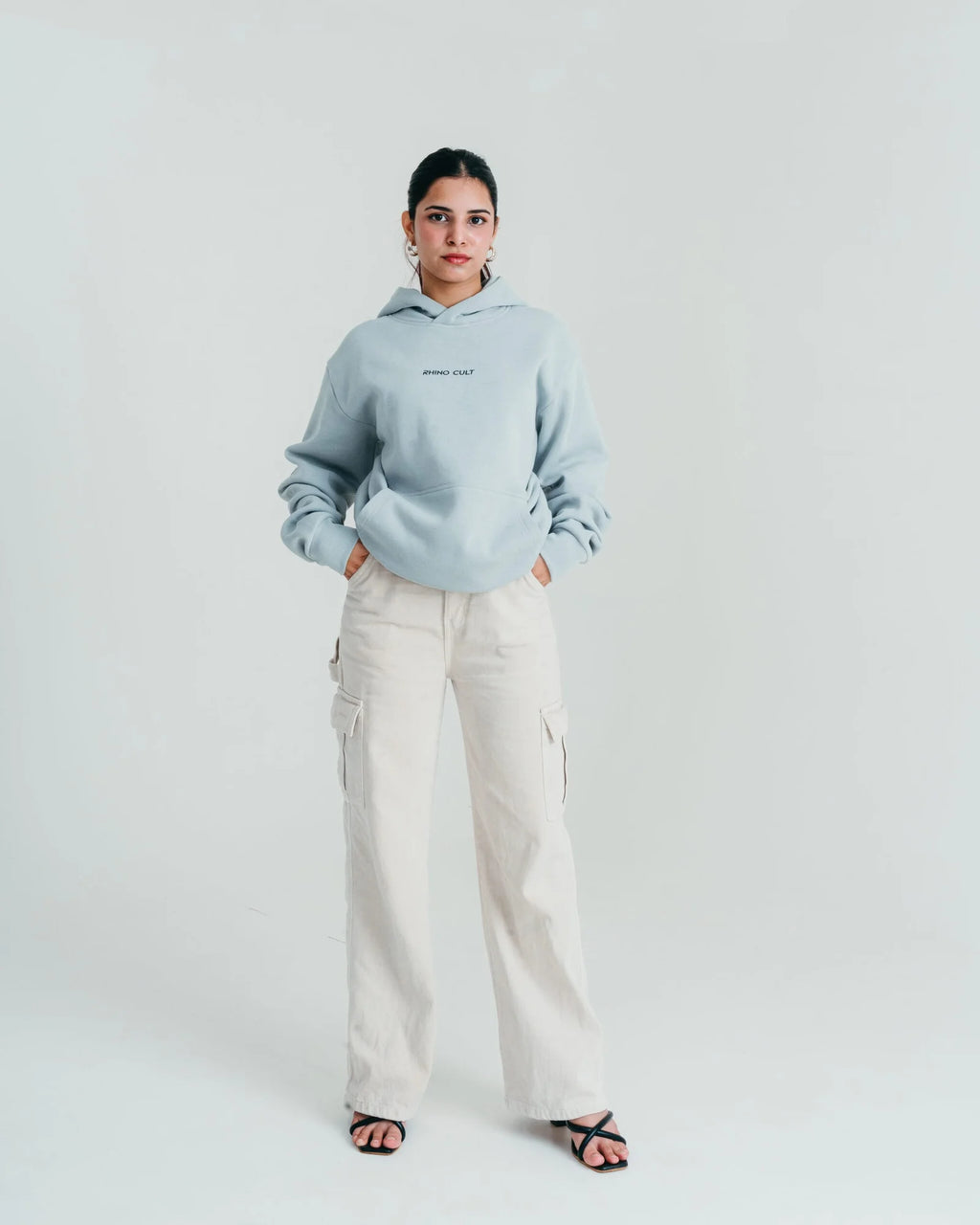 Rhino Cult Essential Grey Hoodie