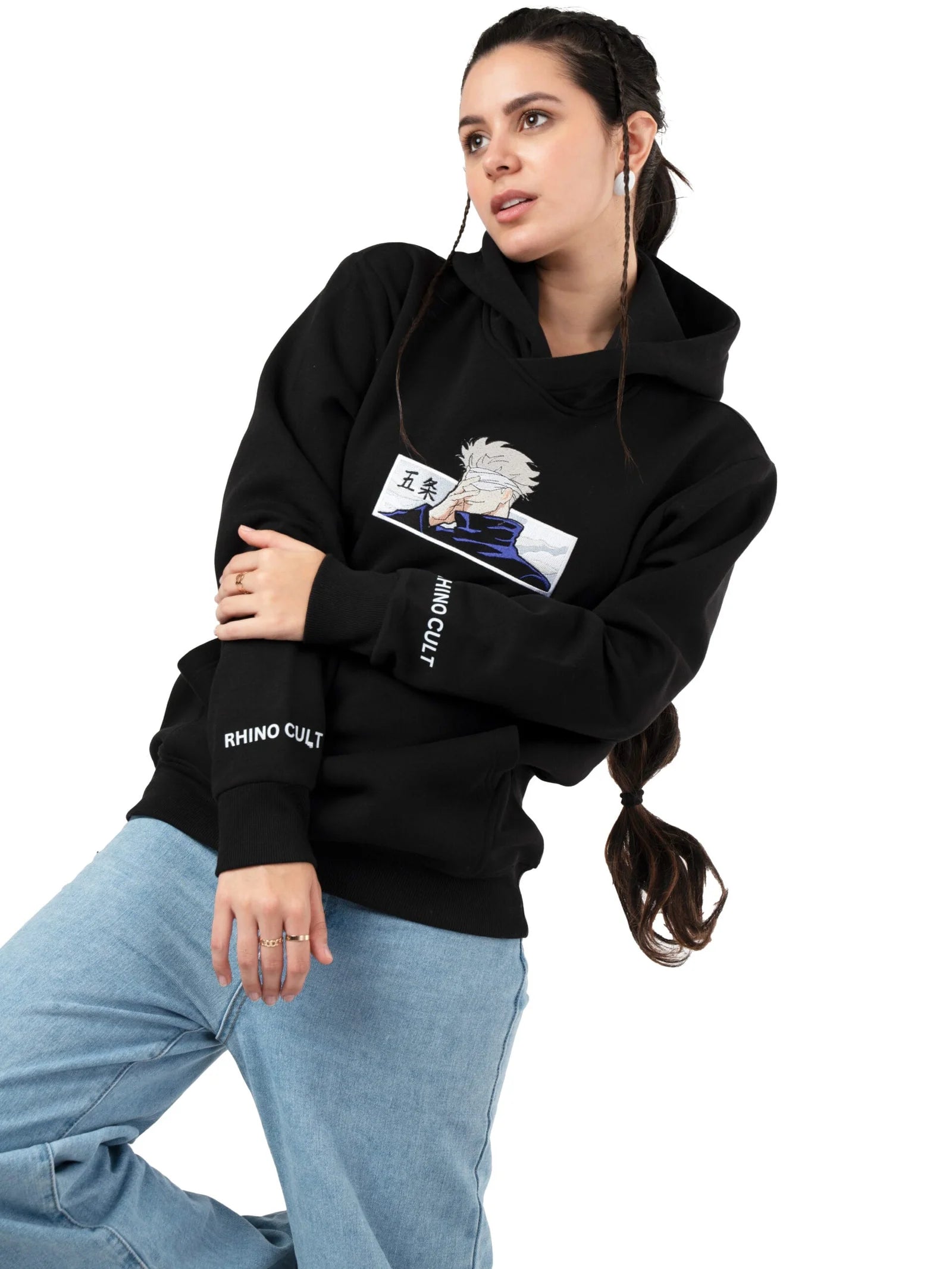 Gojo’s Limitless Power Embroidery Hoodie