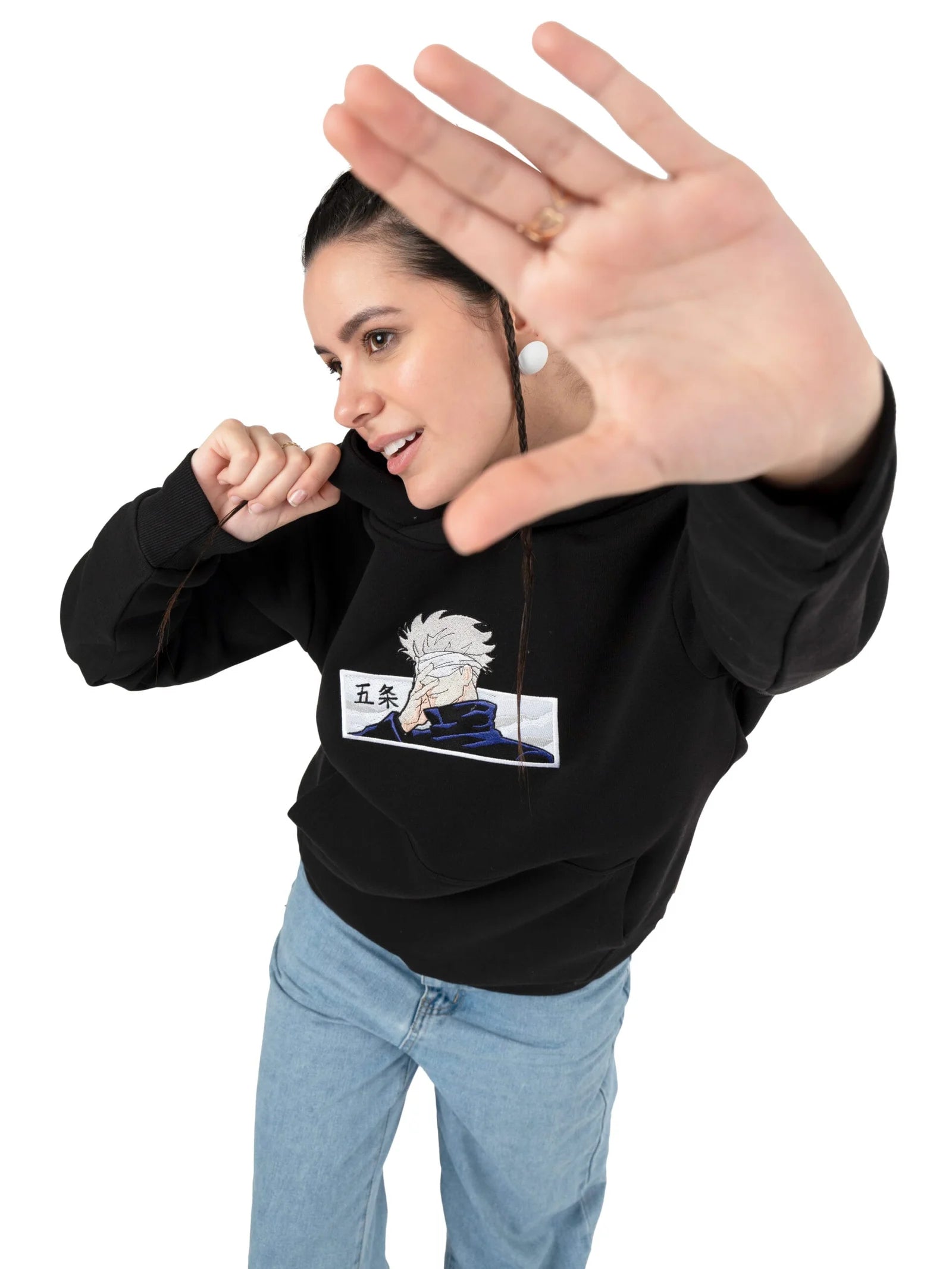 Gojo’s Limitless Power Embroidery Hoodie