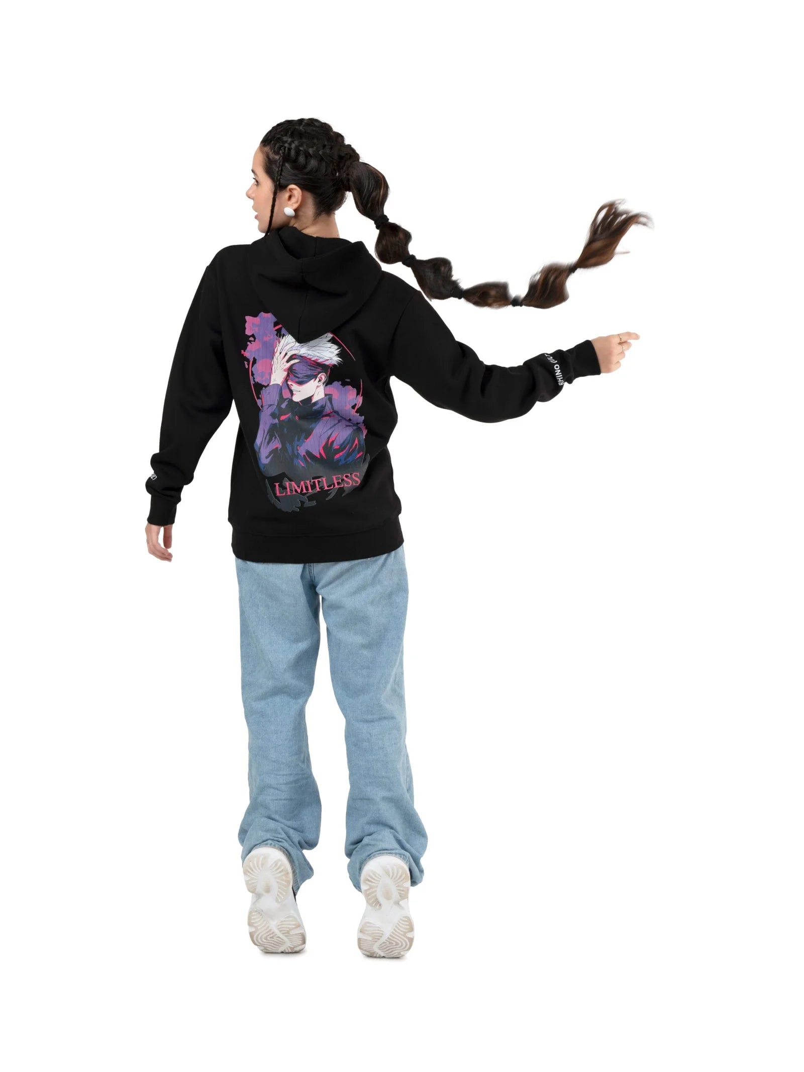 Gojo’s Limitless Power Embroidery Hoodie