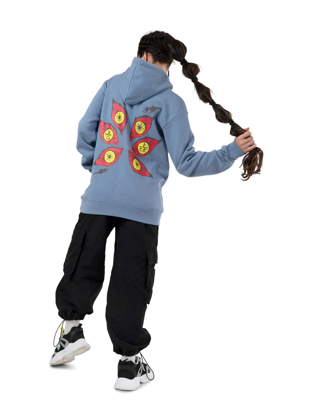 Kokushibo’s Six Eyes Embroidery Hoodie