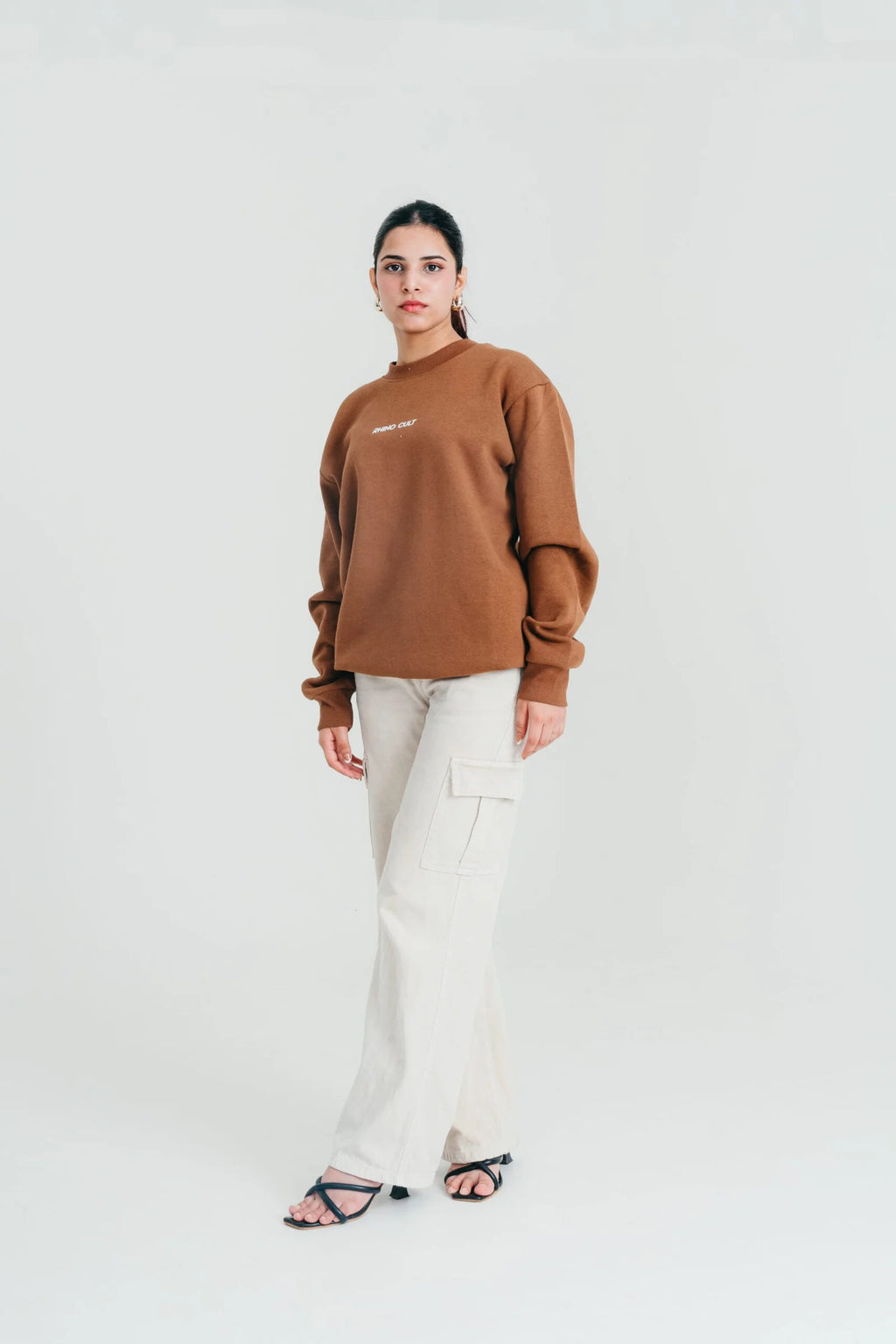 Rhino Cult Essential Brown Sweatshirt