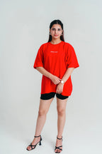 Rhino Cult Essential Red Oversize Tee