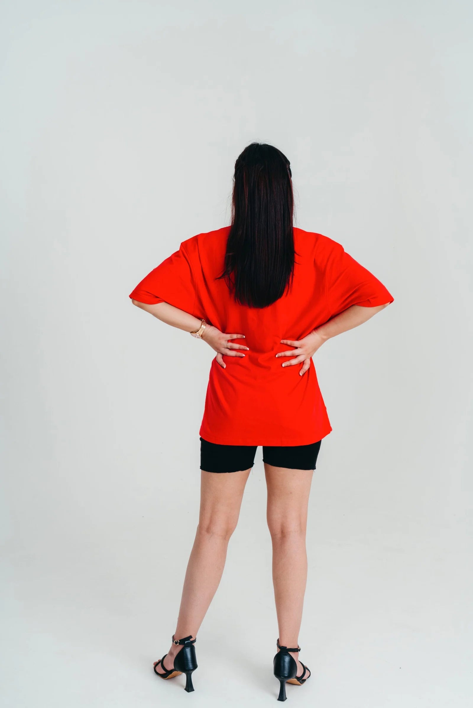 Rhino Cult Essential Red Oversize Tee
