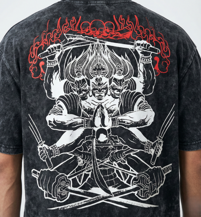Dark Acid The legend of Zoro Oversized T-shirt